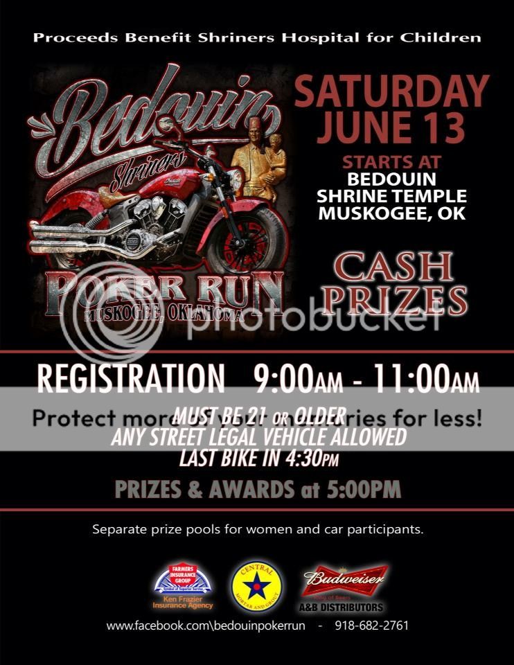 Muskogee Shriners Poker Run